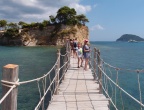 Cameo Islet - most prowadzący do wyspy ze stałego lądu